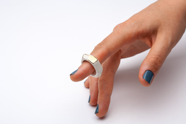 17.5 size ceramic ring Erato