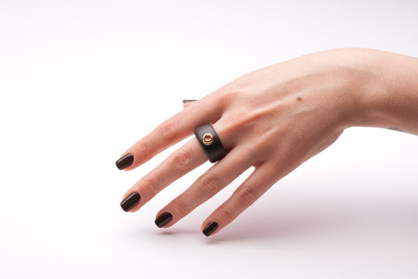 17.5 size ceramic ring Rhiannon