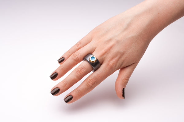 17.5 size ceramic ring Ogma