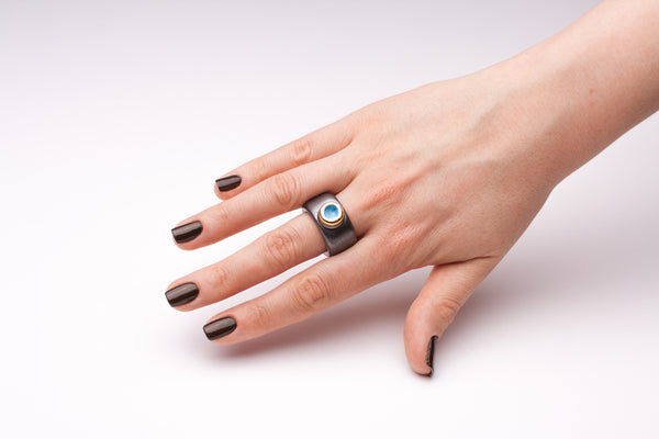 17.5 size ceramic ring Ogma