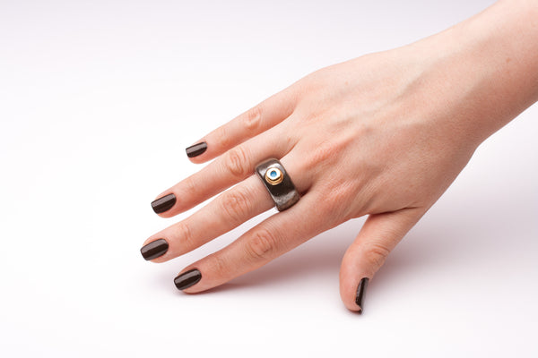 17.5 dydžio keramikos žiedas Olwen