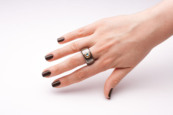 17.5 dydžio keramikos žiedas Olwen