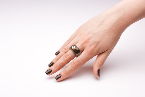 17.5 dydžio keramikos žiedas Olwen