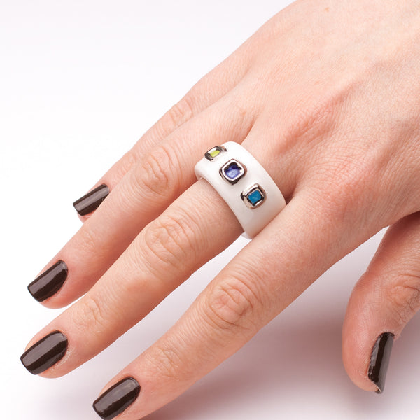 17.5 izmēra keramiskais gredzens Myrrdin