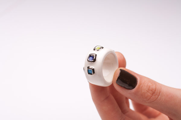 17.5 izmēra keramiskais gredzens Myrrdin