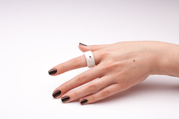 17.5 size ceramic ring Nuada
