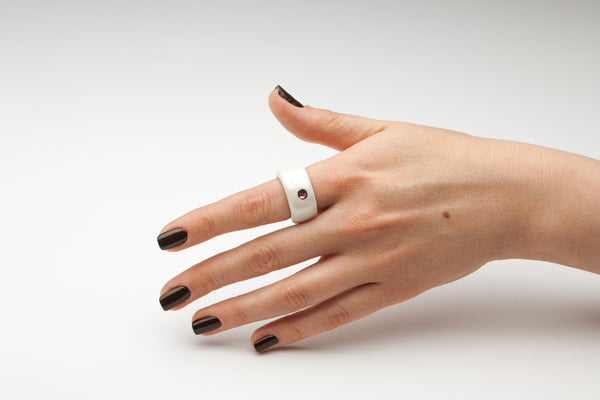 17.5 size ceramic ring Nuada