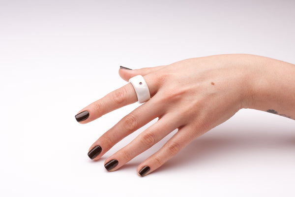 17.5 size ceramic ring Nuada