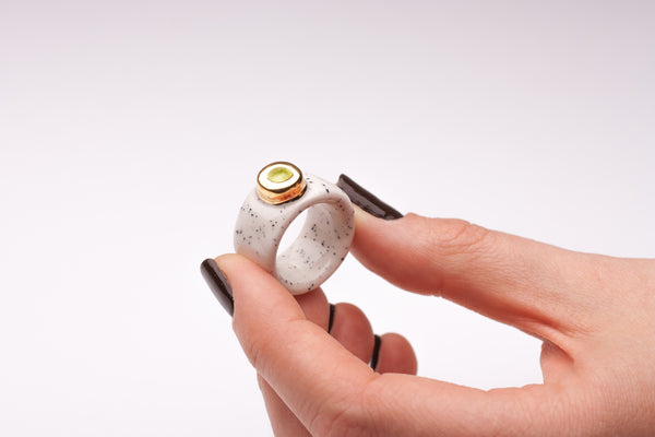 17 izmēra keramiskais gredzens Maeve