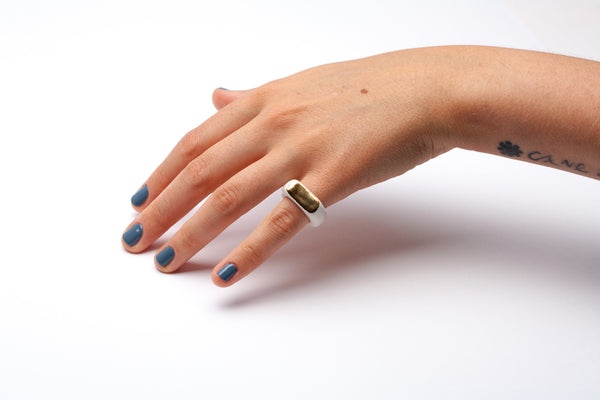 15.5 size ceramic ring Aglaea