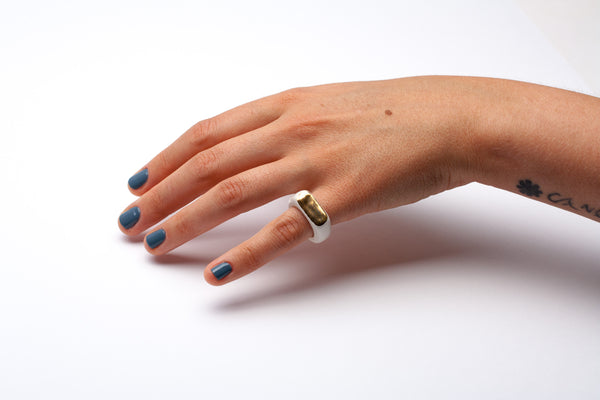 15.5 size ceramic ring Aglaea