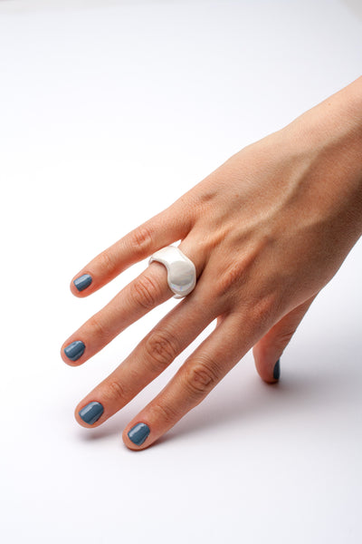 17.5 dydžio keramikos žiedas Heimarmene