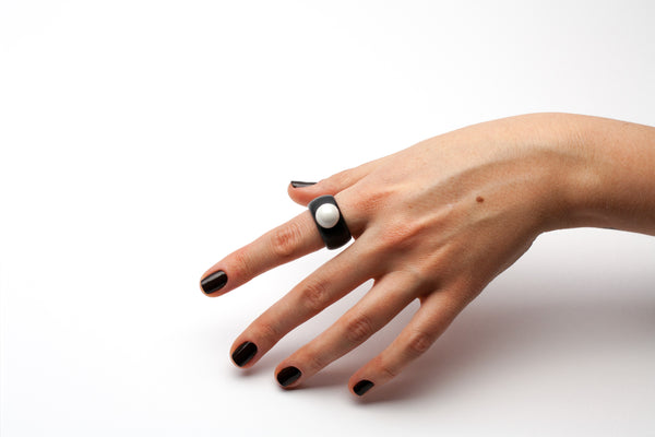 18 dydžio keramikos žiedas Hu