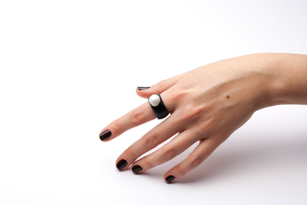 18 dydžio keramikos žiedas Hu