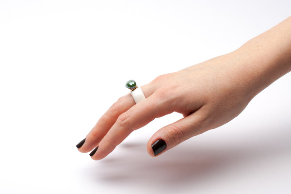 17.5 size ceramic ring Kherty