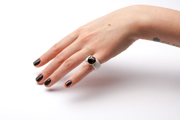 15 size ceramic ring Thoth