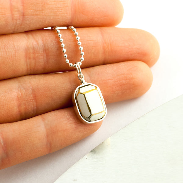 Minimalistic pendant Frost - Aiste Jewelry