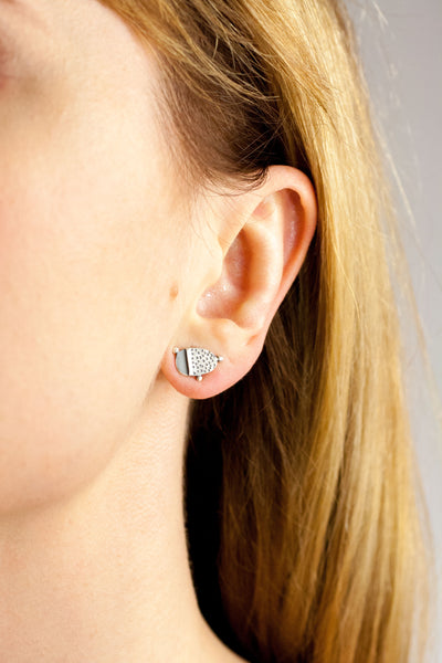 360° Sterling silver earrings 123 - Aiste Jewelry