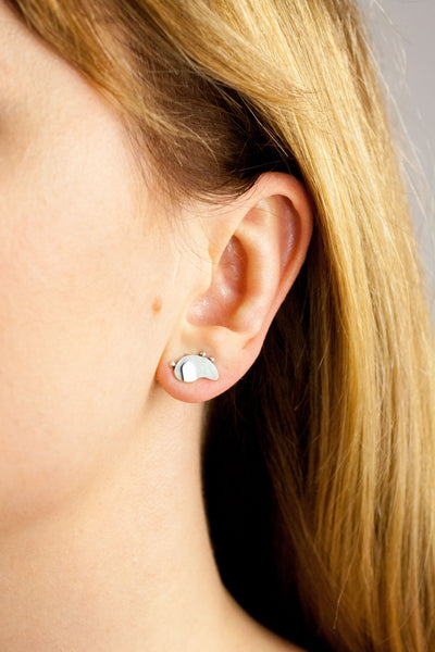 360° Sterling silver earrings 140 - Aiste Jewelry