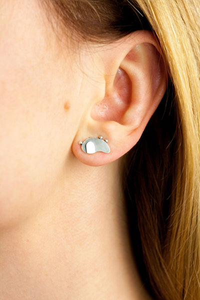 360° Sterling silver earrings 140 - Aiste Jewelry