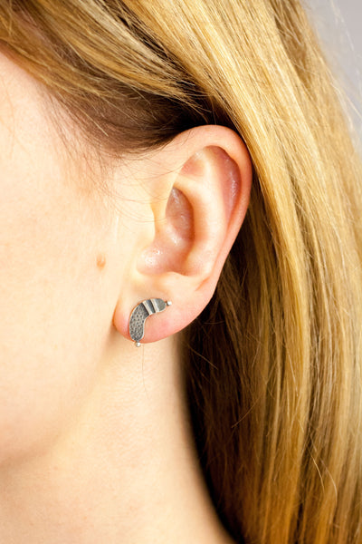 360° Sterling silver earrings 110 - Aiste Jewelry