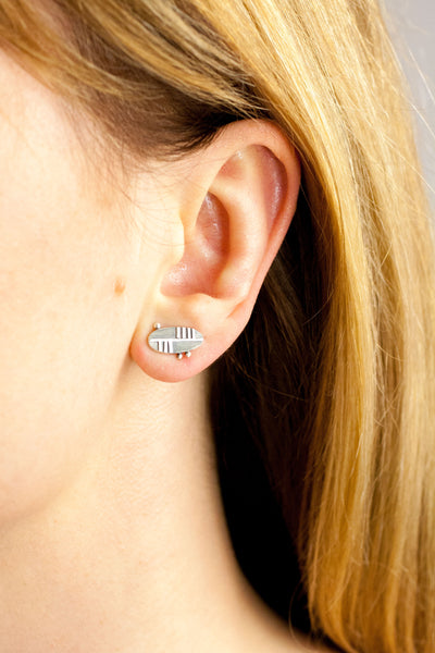 360° Sterling silver earrings 107 - Aiste Jewelry