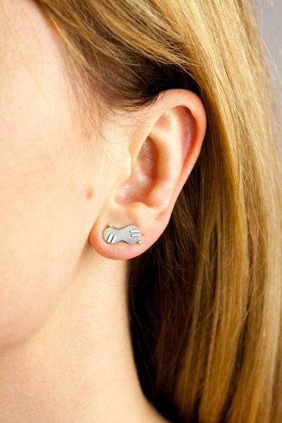 360° Sterling silver earrings 107 - Aiste Jewelry