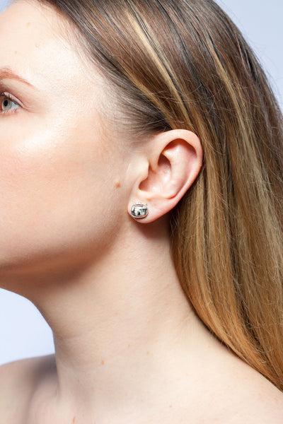 ABSTRACT Mismatched mini ceramic earrings