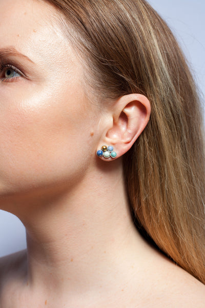 Blue shades BON BON earrings