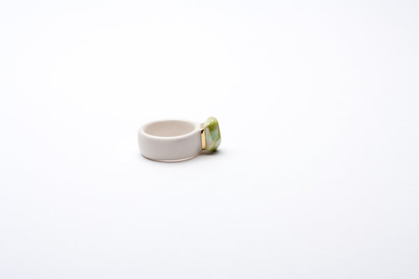 17.5 size ceramic ring Wadjet