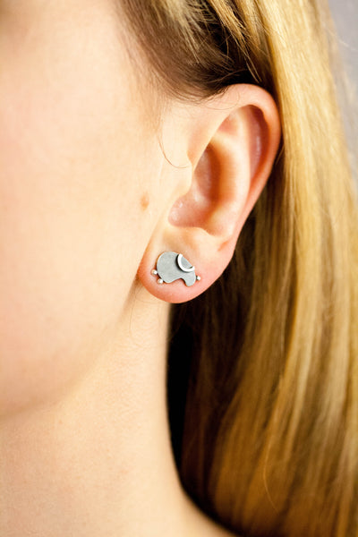 360° Sterling silver earrings 130 - Aiste Jewelry