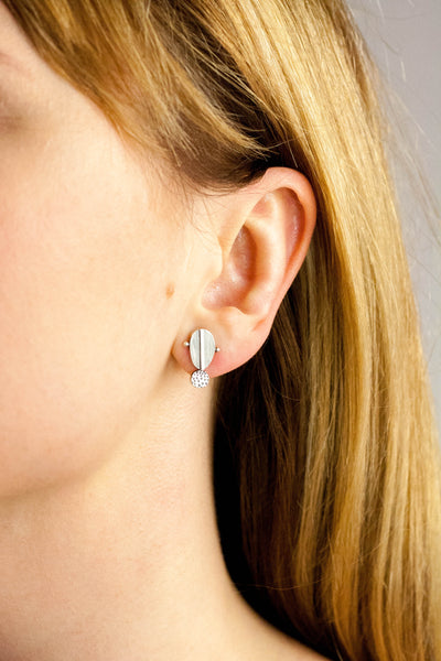 360° Sterling silver earrings 101 - Aiste Jewelry
