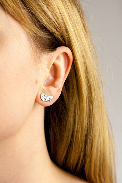 360° Sterling silver earrings 110 - Aiste Jewelry