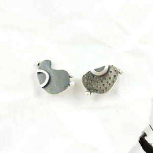 360° Sterling silver earrings 130 - Aiste Jewelry
